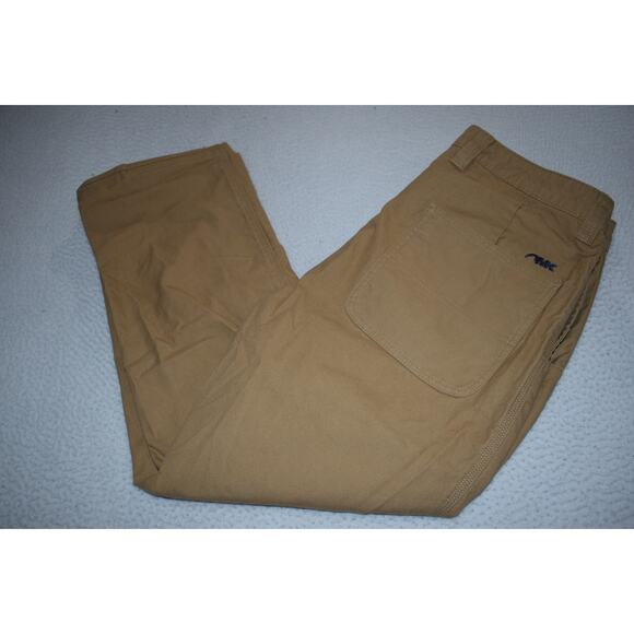 Mountain Khakis Jeans Mens Size 38 x 28 Straight Fit Cotton Thick Rugged Tan - Picture 1 of 8